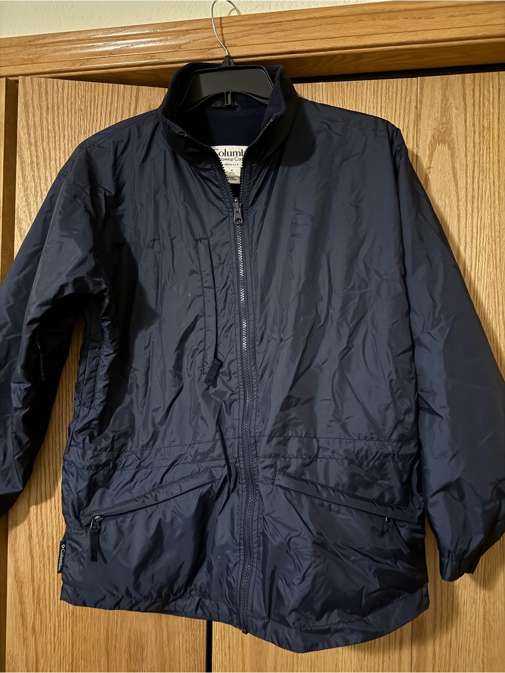 Columbia‎ Navy Puff Jacket with Fleece lining